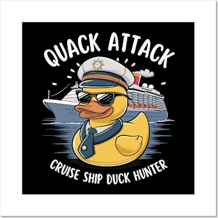 Cruise Ship Duck Hunter Quack Attack Posters and Art